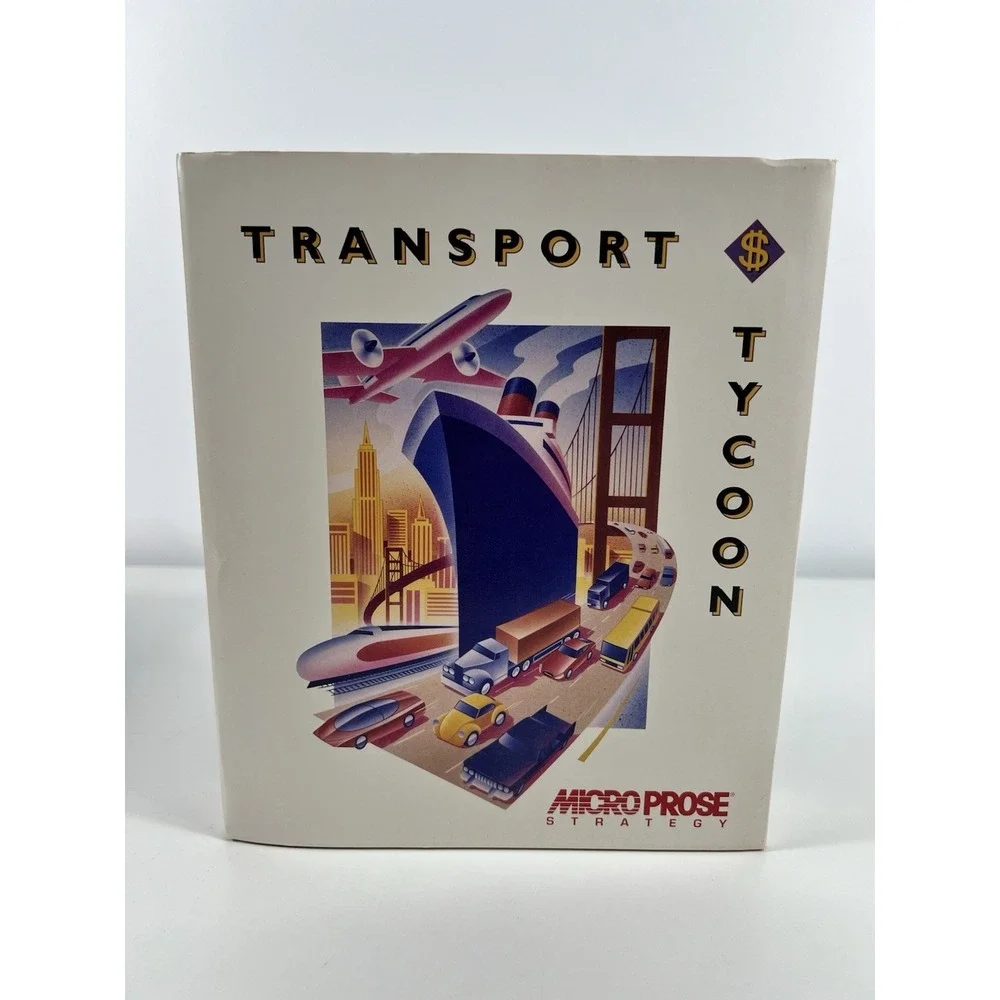Transport Tycoon Big Box PC CDROM Microprose 1994